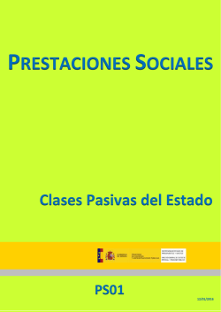 SumPS01 - Clases Pasivas - Ministerio de Hacienda y
