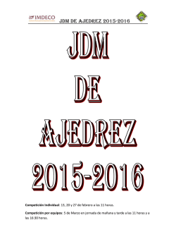 JDM DE AJEDREZ 2015-2016