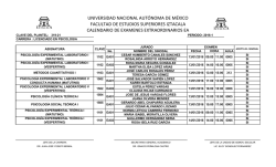 calendario de exámenes extraordinarios ea 2016-1