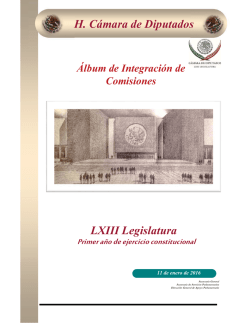 LXIII Legislatura H. C&aacute;mara de Diputados