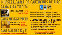 Cartuchos Tiro