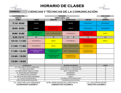 Ciencias y Técnicas de la Comunicación