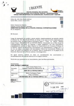 Informe del PAC-2016
