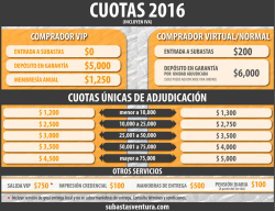 CUOTAS 2016 - Subastas Ventura
