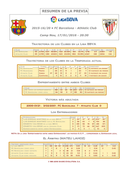 RESUMEN DE LA PREVIA