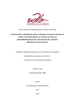 facultad de comunicaci&oacute;n y artes visuales fortalecer la imagen de