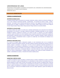 Sumilla de cursos