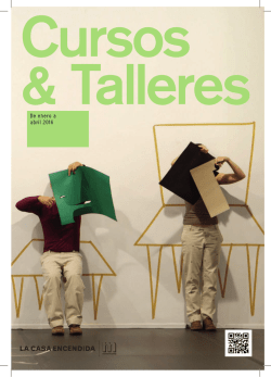 Programaci&oacute;n de Cursos y Talleres enero