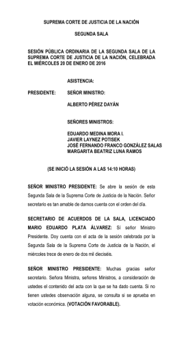 Ordinaria - Suprema Corte de Justicia de la Nación