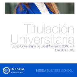 Curso Universitario de Excel Avanzado 2016 + 4 Créditos