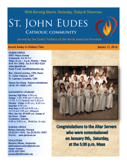 01/17/2016 - St. John Eudes Church