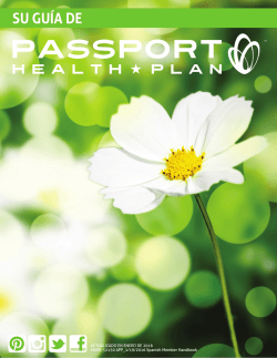 SU GUÍA DE - Passport Health Plan