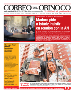 Descargar PDF - Correo del Orinoco