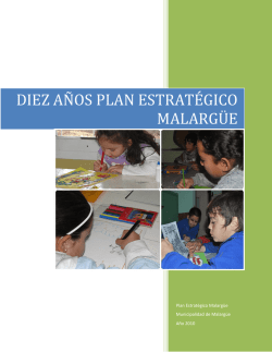 Sueños Niños-Zona Urbana - Plan Estratégico de Malargüe