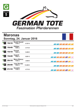 Maronas 5 - German Tote