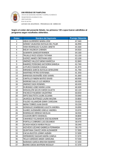 Listado - Universidad de Pamplona