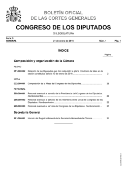 bolet&iacute;n oficial de las cortes generales