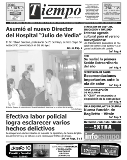 Efectiva labor policial logra esclarecer varios hechos delictivos