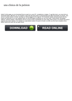 una clinica de la pulsion