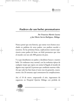 Experiencia Quirón 2, Padres de un bebé prematuro90 KB