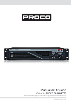 Descargar manual en PDF de PAX 400