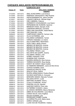 cheques anulados reprogramables ejercicio 2015