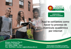 Consultar otros programas - Universidad Católica de Pereira