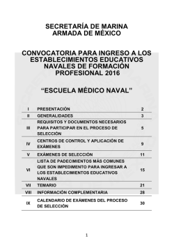 secretar&iacute;a de marina armada de m&eacute;xico convocatoria para ingreso a