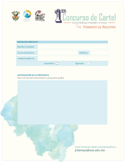 DATOS DE CONTACTO Nombre Completo Correo Electrónico