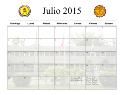 Julio 2015 - Colegio Ponceño