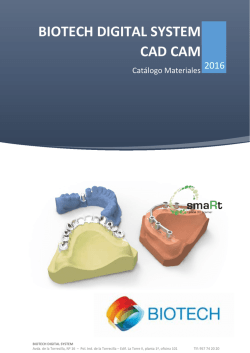 Catálogo - 3DBiotech Digital System