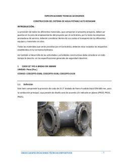 Especificaciones Tecnicas - Sistema de Contrataciones Estatales