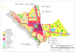Plano de cambio de zonificación