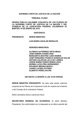 19012016PL - Suprema Corte de Justicia de la Nación