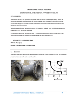 Especificaciones Tecnicas - Sistema de Contrataciones Estatales