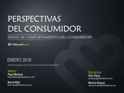 Índice de Comportamiento del Consumidor.