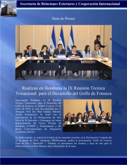 Realizan en Honduras la IX Reunión Técnica Trinacional para el