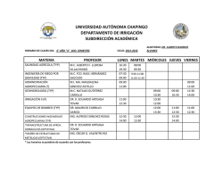 Grupo - Departamento de Irrigación