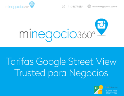 “Google Street View” para su negocio