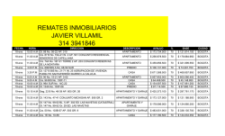 Descargar listado - Remates Inmobiliarios Colombia
