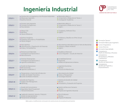 malla Ingeniería Industrial CPGT - Universidad Tecnológica del Perú