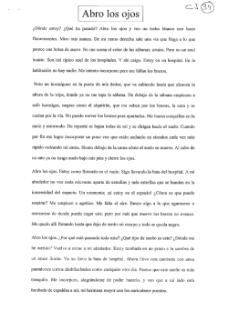 Segundo Premio: "Abro los ojos", de Andrea Rubio Garrido.