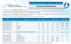 PUNTAJES REFERENCIALES