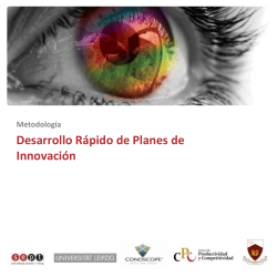 Desarrollo R&aacute;pido de Planes de Innovaci&oacute;n