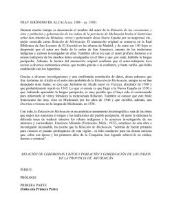 Relaci&oacute;n de Michoac&aacute;n