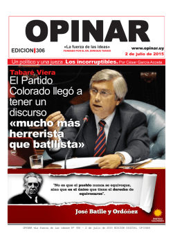El Partido Colorado llegó a tener un discurso «mucho más