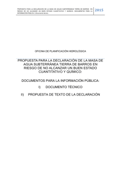 2015 - Confederación Hidrográfica del Guadiana