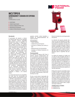 MCS TIPO B - National Foam