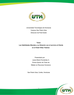 Las Habilidades Blandas y su Relación con el servicio al Cliente en