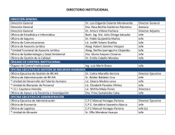 DIRECTORIO INSTITUCIONAL - Hospital Cayetano Heredia